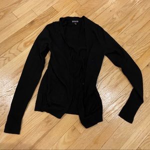 Express black cardigan XS